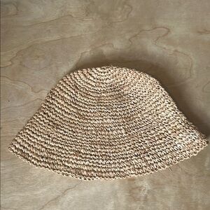 Woven Straw Bucket Hat